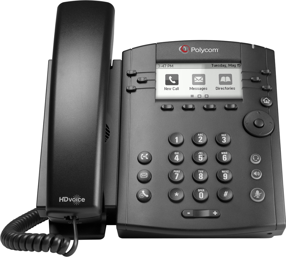 Polycom VVX 311 6-Line Gigabit IP Phone w/HD Voice - PoE (2200-48350-025) Unused