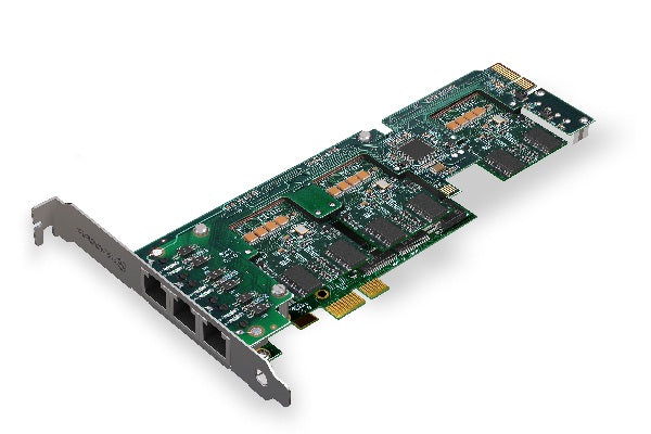 Sangoma A500BRMDE Base + HW echo cancel - PCI Express (A500BRMDE) New