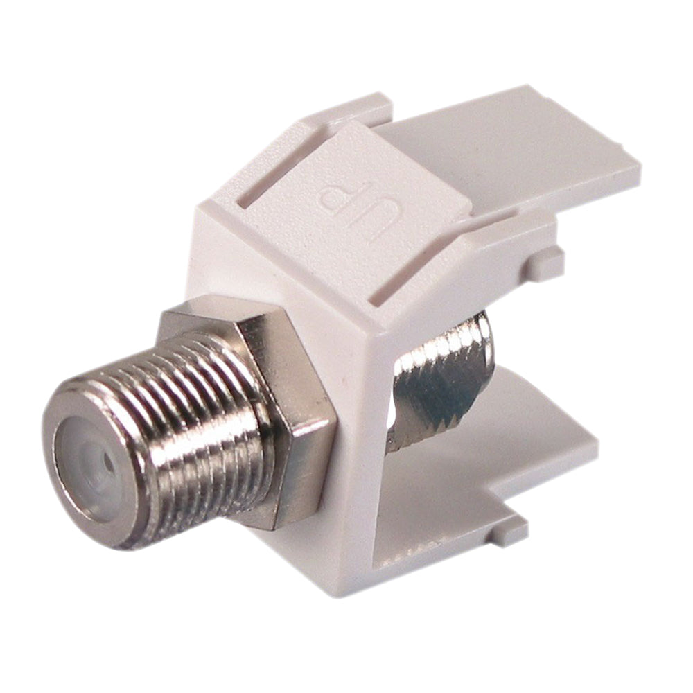 Dynacom F-style Coupler, 1-GHz (White) (10600-F1G-WH) New