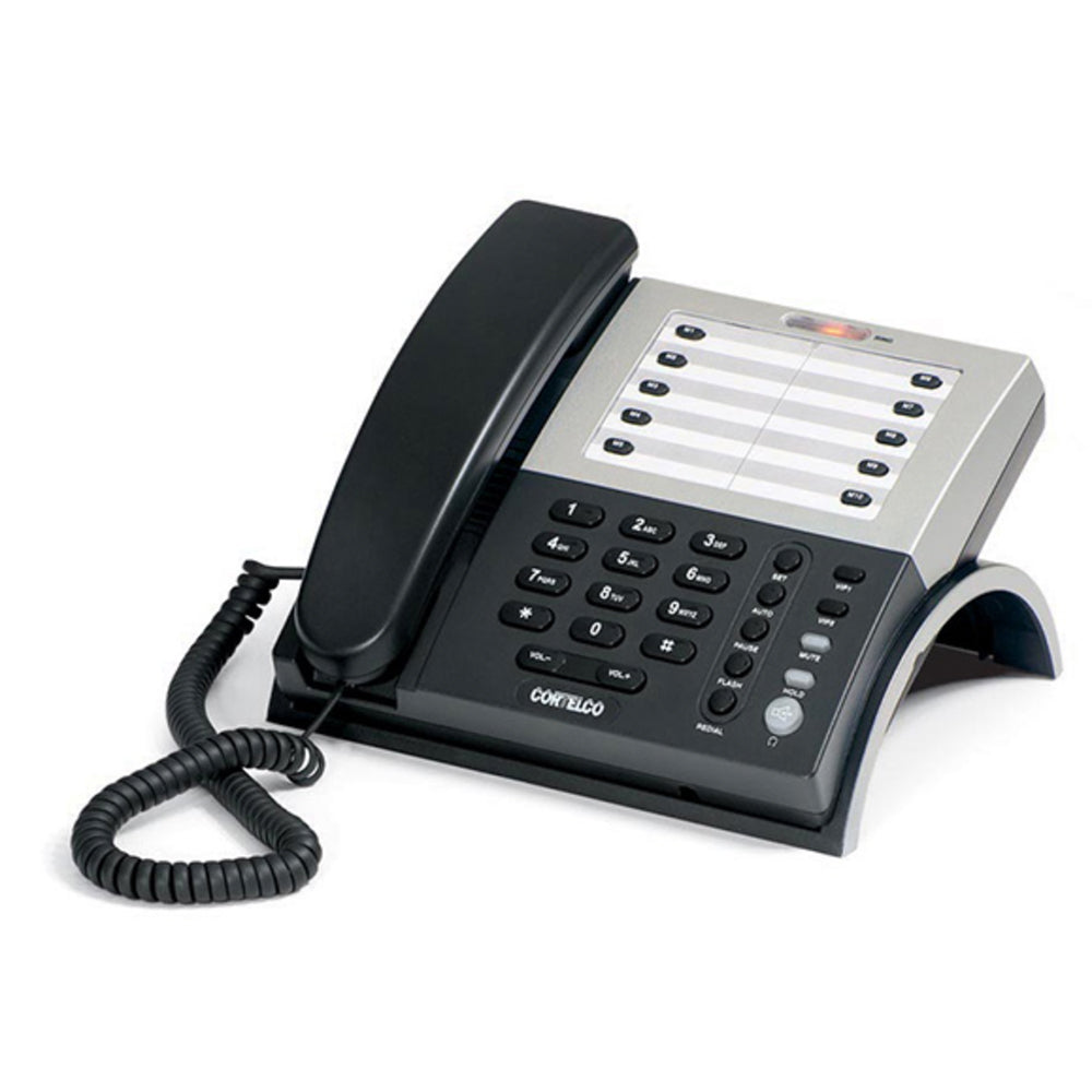 Cortelco Basic Single Line Business Telephone W/ Speaker - Black (120300-V0E-27S) New