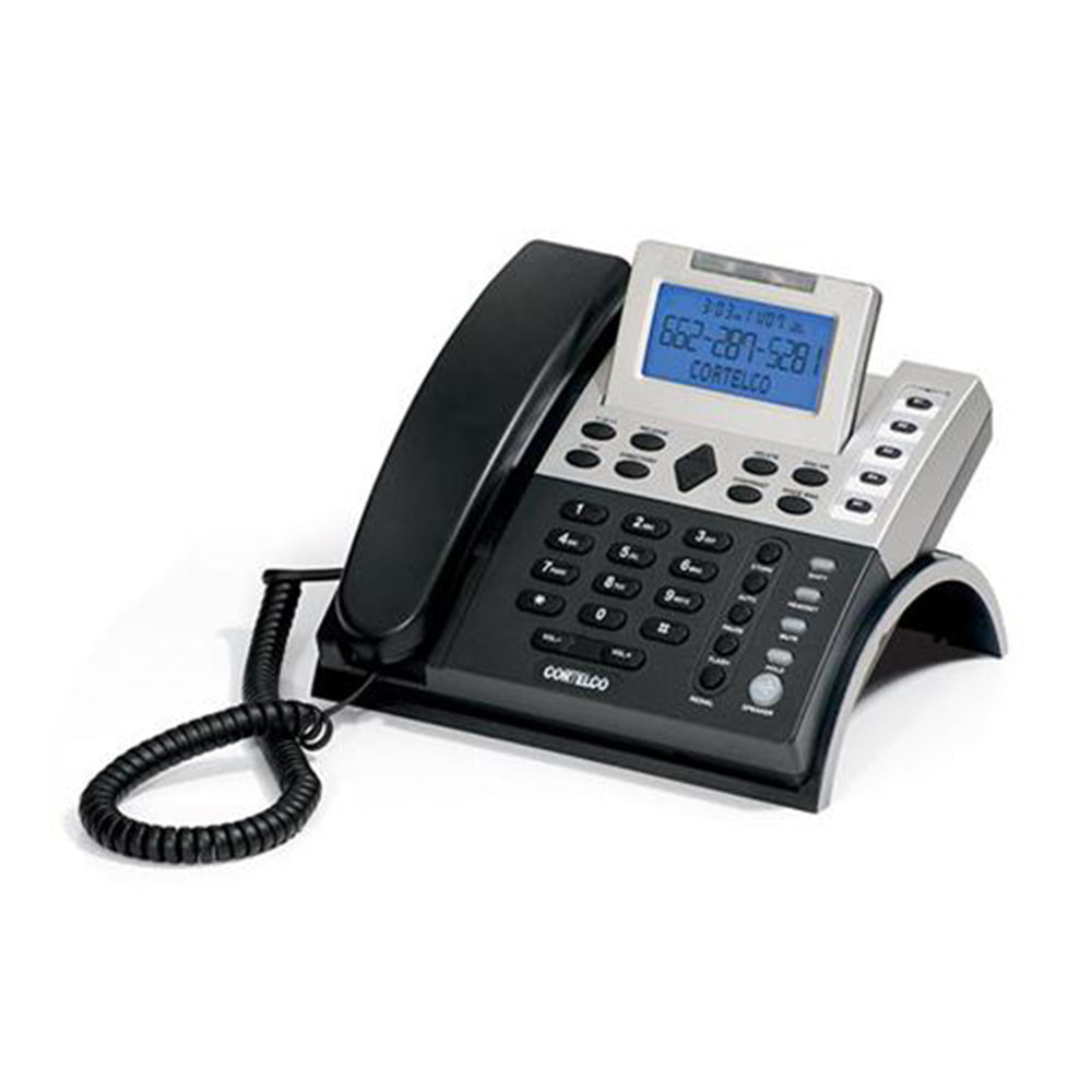 Cortelco Single-Line Line-Powered Caller ID Telephone (121100-TP2-27S) (Black) New