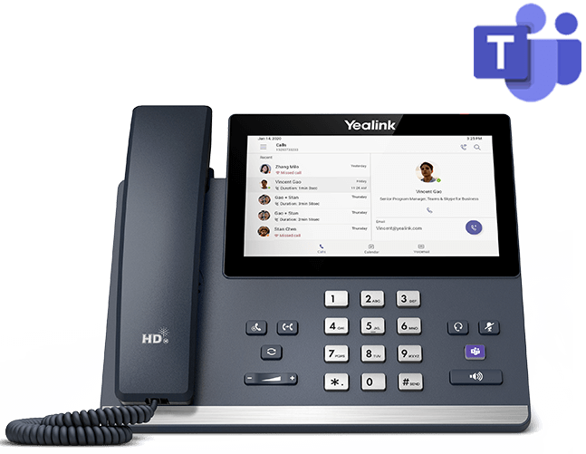 YEALINK MP56 TEAMS EDITION IP PHONE- 7" MULTI-TOUCH SCREEN - ANDROID 9 OS - POE (MP56-TEAMS) NEW OPEN BOX