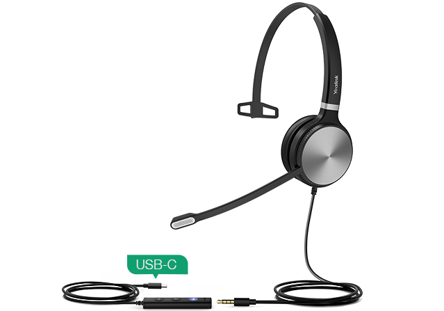 Yealink UH36 Monaural USB Headset for Unified Communications (UH36-MONO-UC) New