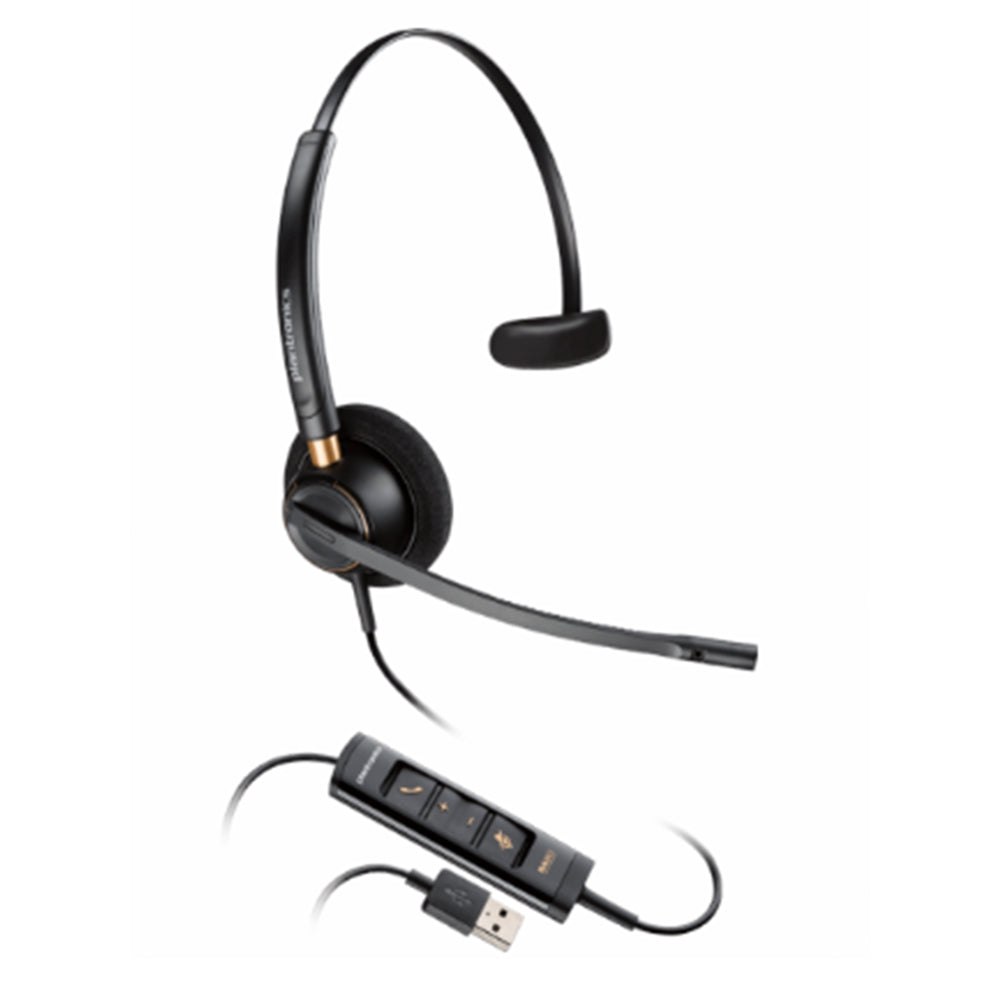 Plantronics EncorePro HW515 USB Mono Headset (203442-01) New