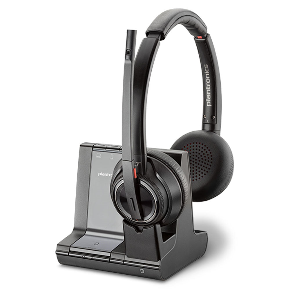 Plantronics W8220 Savi MS Stereo Wireless DECT Headset (207326-01) New