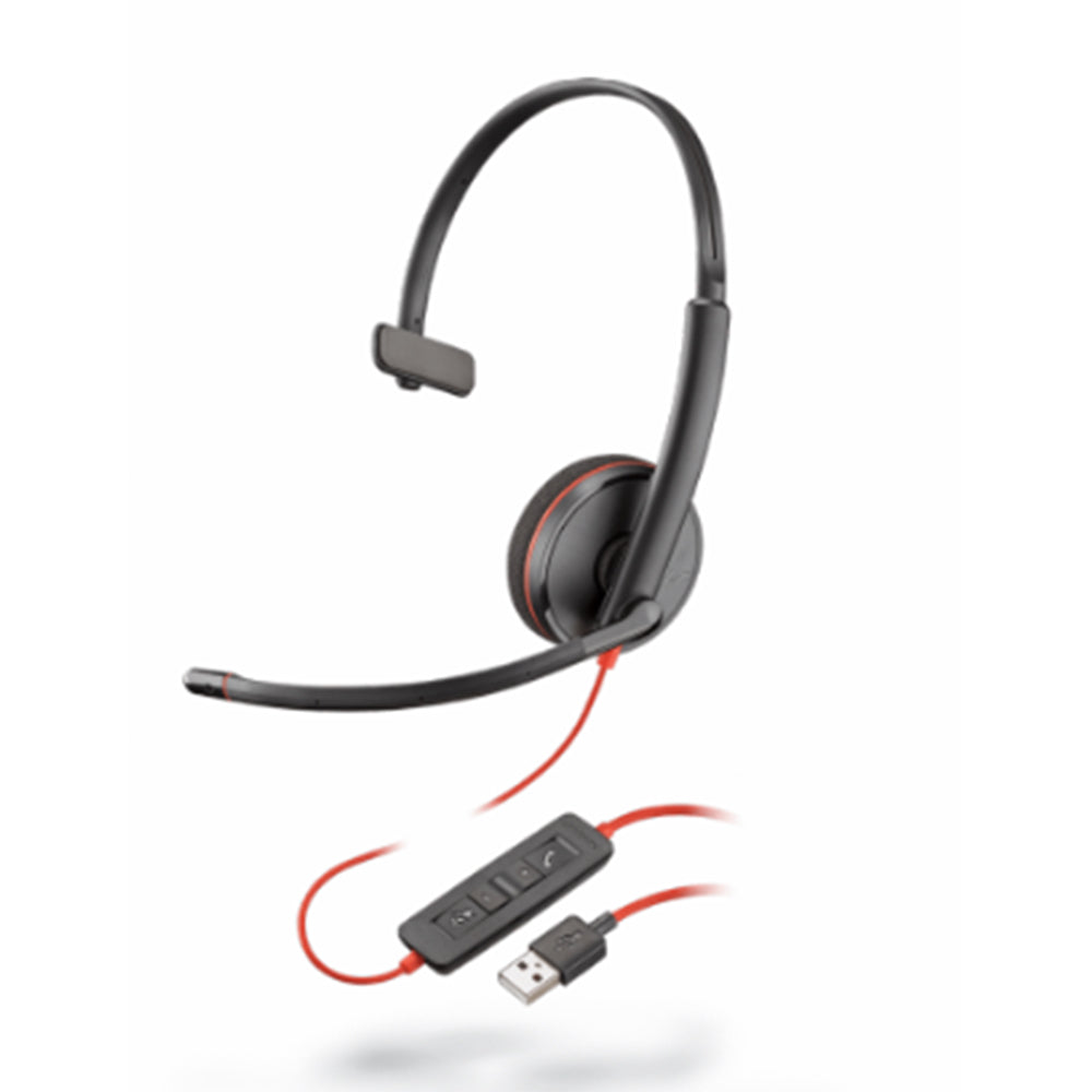 Plantronics Blackwire C3210 USB-A Mono Headset (209744-22) New