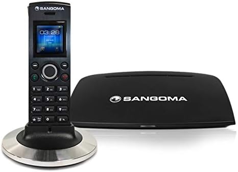 Sangoma DECT Phone System Incl DB20 Base w D10 HS Supports 20 DECT Cordless HS (PHON-DC201N) Unused