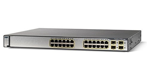 Cisco 24 Port Gigabit Ethernet Switch (WS-C3750G-24TS) Refurbished
