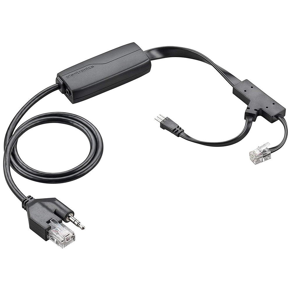 Plantronics APP-51 Electronic Hook Switch Cord for Polycom IP Phones and Plantronics Wireless Headsets (38439-11) New