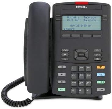 Nortel 1220 IP Phone with English Keycaps - Charcoal (NTYS19BB) Refurb