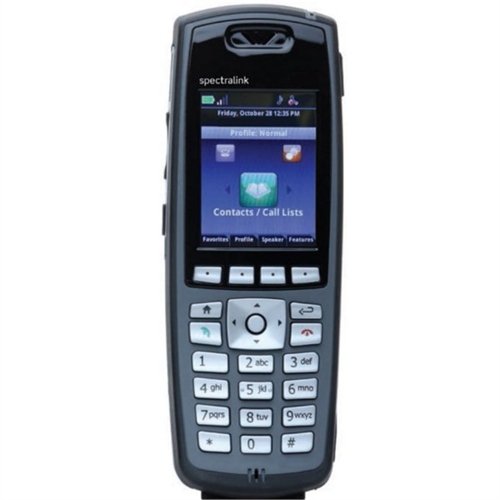 Spectralink 8441 with Lync Support, North American Handset - Black.  Order battery and charger separately (2200-37290-001) New