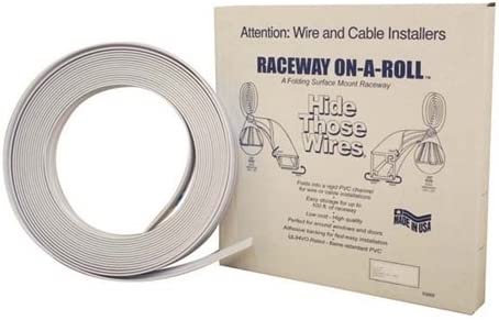 Raceway On-A-Roll 1 Piece 1 Inch 50 Foot (FWF-10511) (White) New