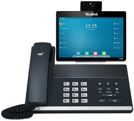 Yealink WiFi Touchscreen Video Phone with Power Supply (SIP-VP-T49G) Refurb