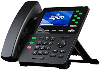 Digium D65 6-Line SIP Phone with HD Voice, Gigabit, Bluetooth, 4.3" Color Display, Icon Keys (1TELD065LF) New