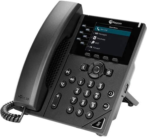 Polycom VVX 350 OBi Edition 6-Line IP Phone PoE (2200-48832-025) Refurbished