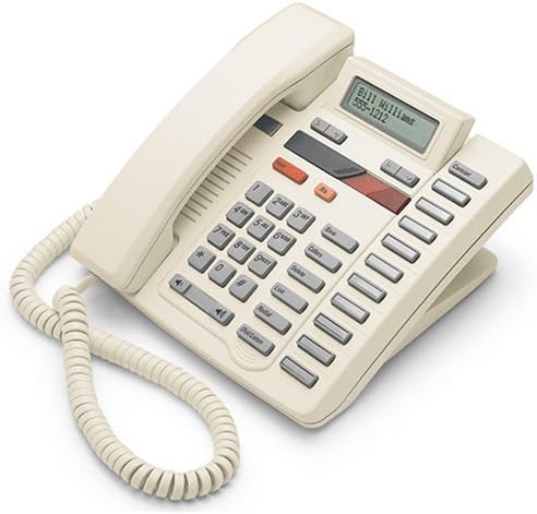 Aastra M9126E Single Line Display Phone w/Caller ID & P/S, Ash (A1220-0000-02-00) Refurbished