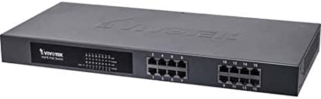 Vivotek AW-FET-160A-250 16-Port Unmanaged PoE Switch (AW-FET-160A-250) New