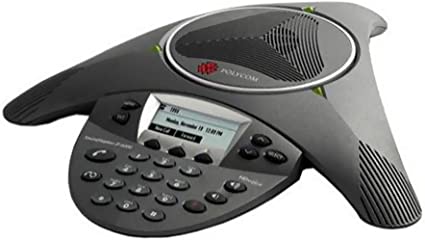 Polycom Soundstation IP6000 SIP Conference Phone, POE, Expandable W/Out PS, Packed W/ 25ft Cable, 2200-15600-001, Blemished