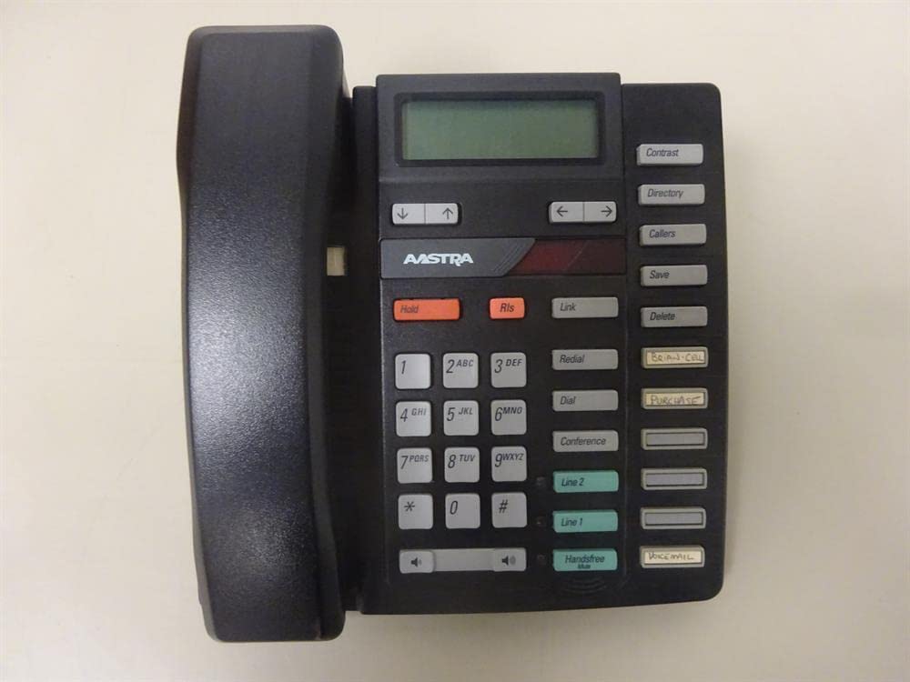 Aastra-Nortel M9417CW Analog Display Telephone - Black (NT2N41AA) Refurb