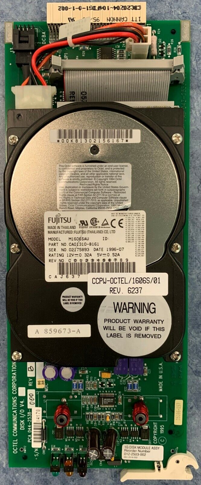 Octel Overture 1 GB Hard Drive Assembly (012-2503-002) Refurb