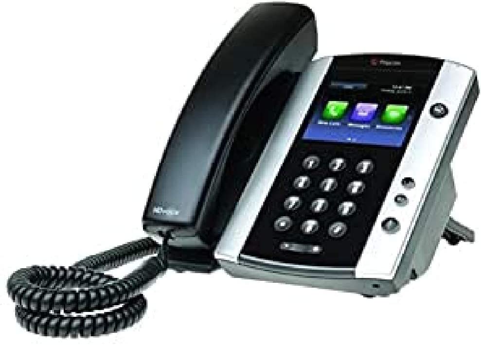 Polycom VVX501 12-line Desktop Phone Gigabit Ethernet HD Voice (2200-48500-025) B-Stock Used Good