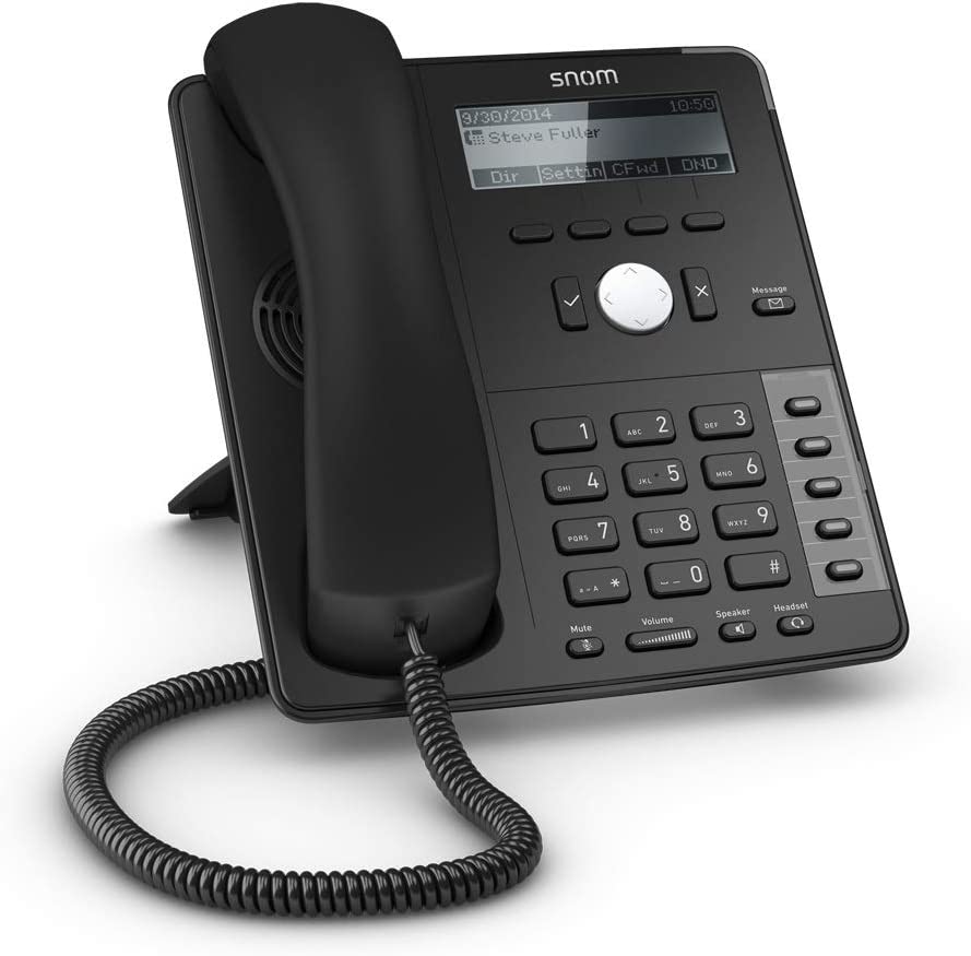 Snom D710 Professional VoIP PoE Business Phone - Black (D710-4235) New