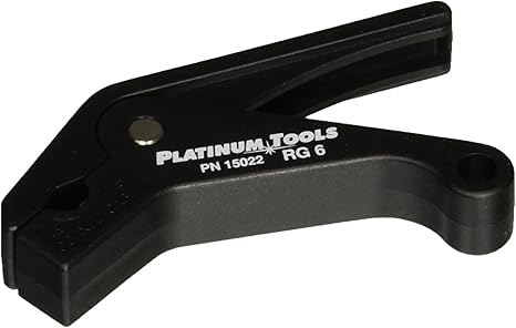 Platinum Tools SealSmart RG6 Coax Stripper (Black) Clamshell (15022C) New