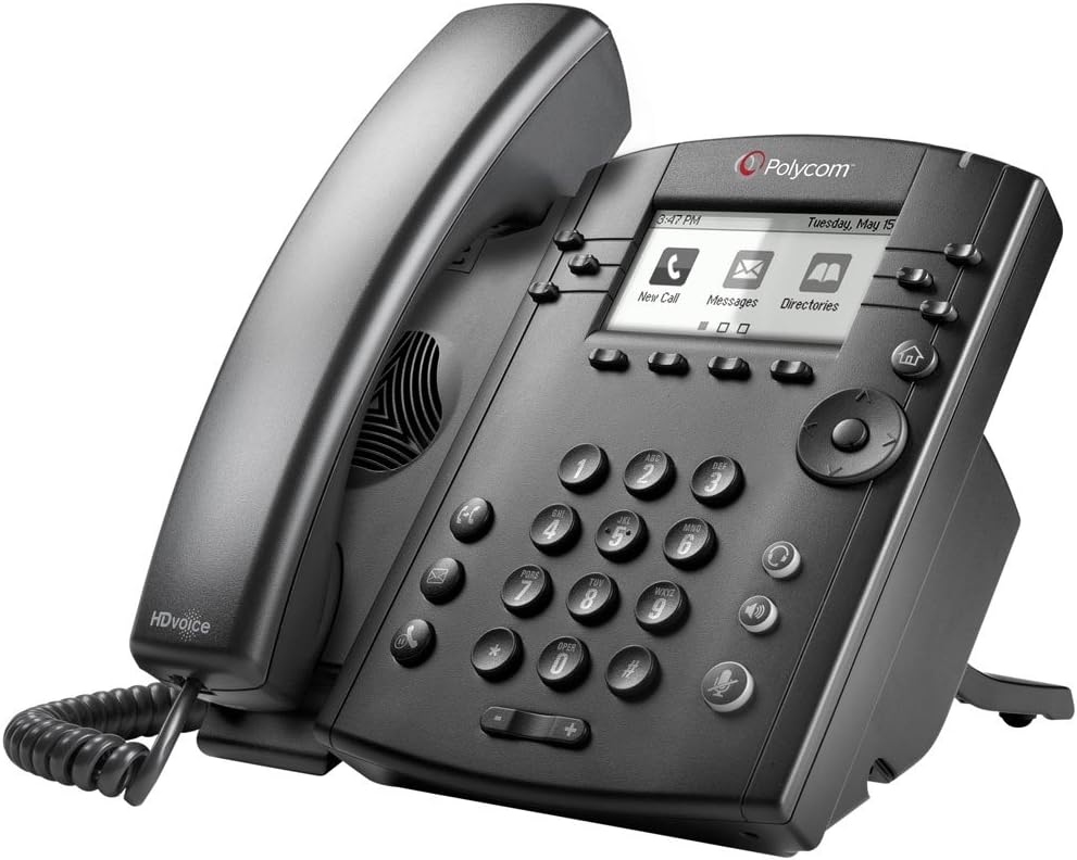 Polycom VVX311 6-Line IP Phone w/HD Voice - PoE (2200-48350-025) (B-STOCK)