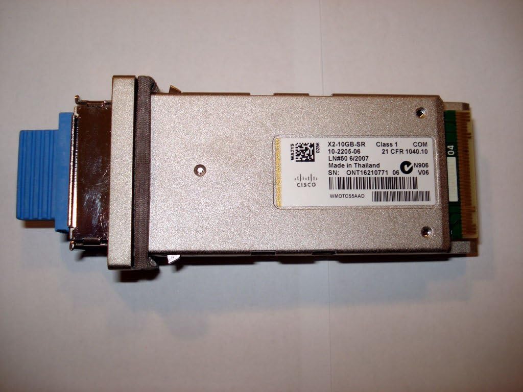 Cisco 10GBase SR X2 Fiber Tranceiver Module (X210GBSR) Refurb