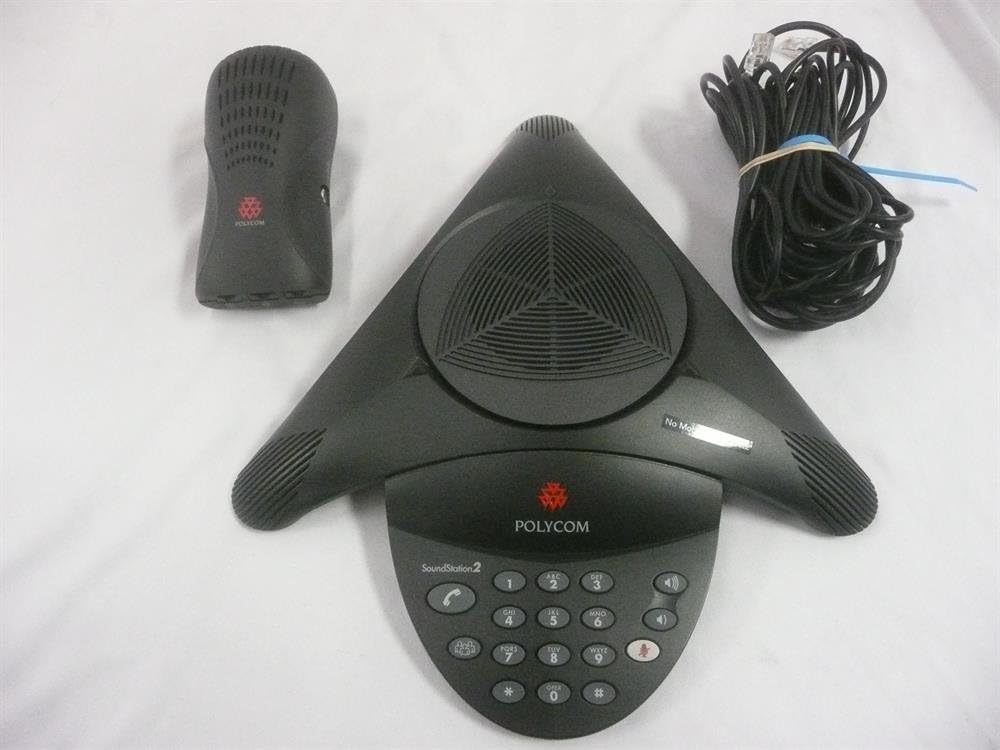 Polycom SoundStation 2 Non Expandable Conference Phone No Display (2201-15100-601) Refurb