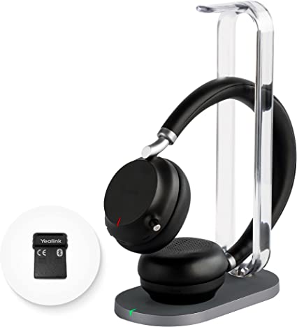 Yealink BH72 W/Charging Stand, USB-C, Bluetooth Headset, UC, Black, New
