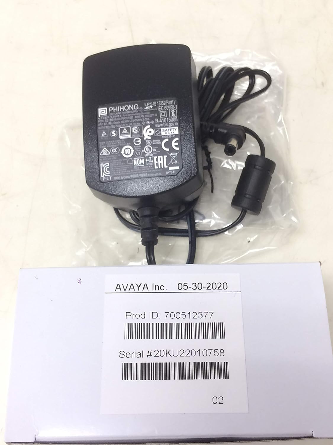 Power Supply for 1600 Series 700429673 700154230 700512377 Avaya J Series Compatible Unused