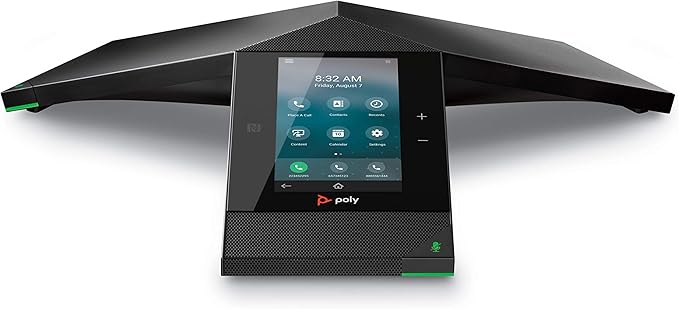 Polycom 2200-66070-001 RealPresence Trio 8800 IP Conference Phone with WiFi, Bluetooth, NFC 802.AF/AT, and POE, Includes 1.8M/6ft USB 2.0 Cable, w/Out Power Kit (2200-66070-001) B-Stock Refurbished