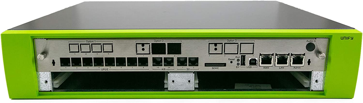 Unify OpenScape Business X3R System Box, Rack-Mount Design, LAN/WAN, 2Ã—S0 / 8Ã—UP0/E / 4Ã—analog (a/b)(L30251-U600-G653) New