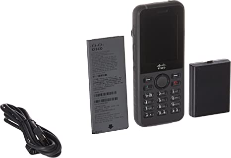 Cisco 8821 Wireless IP Phone World Mode Battery & Power Adapter w/Cord (CP-8821-K9-BUN) Refurbished