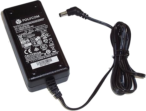 Polycom 48V Universal Power Supply for SoundPoint IP Phones (2200-17671-001) Refurbished