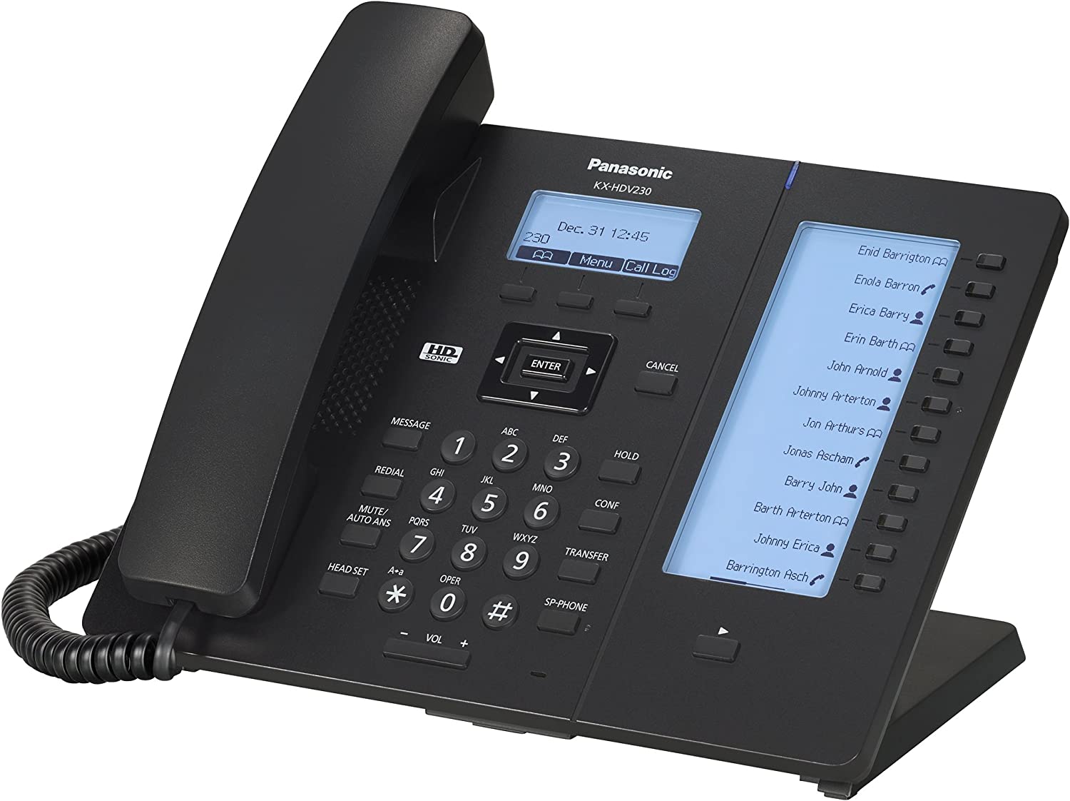 Panasonic Executive SIP Phone (KX-HDV230B) Refurb