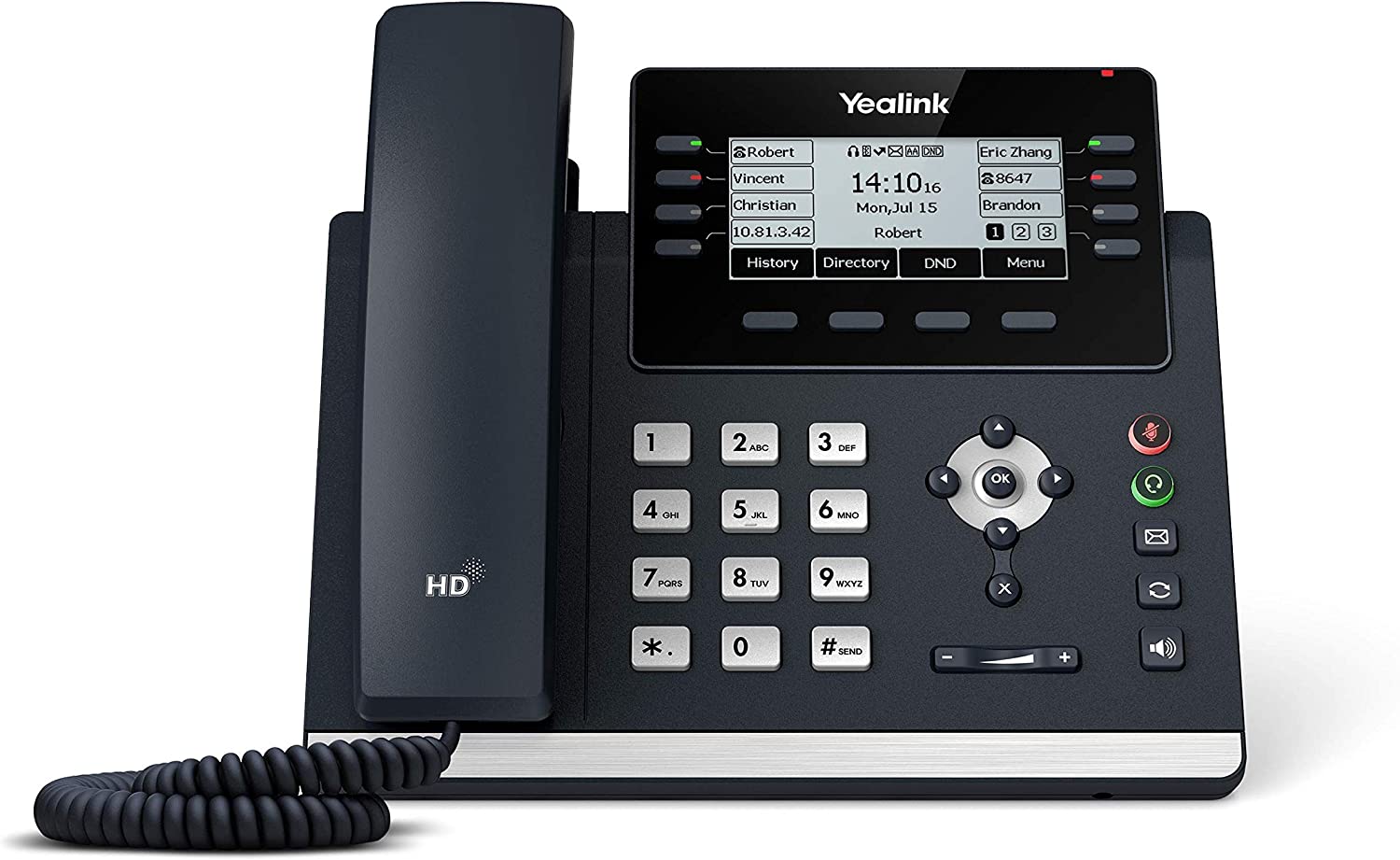 Yealink SIPT43U Dual Port Gigabit IP Phone Unified Firmware (SIP-T43U) Refurb