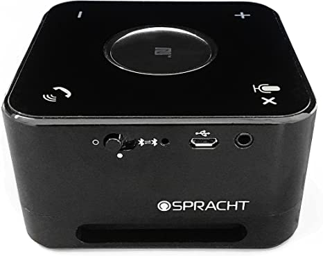 Spracht Conference Mate NFC Bluetooth Speaker w/Dual Mics, Black (MCP-3022) New