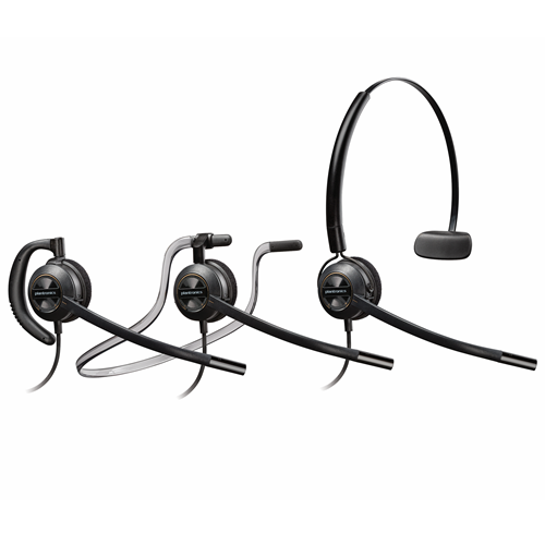 Plantronics EncorePro HW540 3-in-1 Convertible Mono Headset (88828-01) New