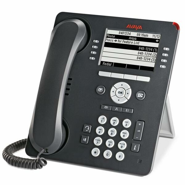 Avaya 9608G Gigabit IP Telephone - Text Buttons (9608G-TEXT) Refurb