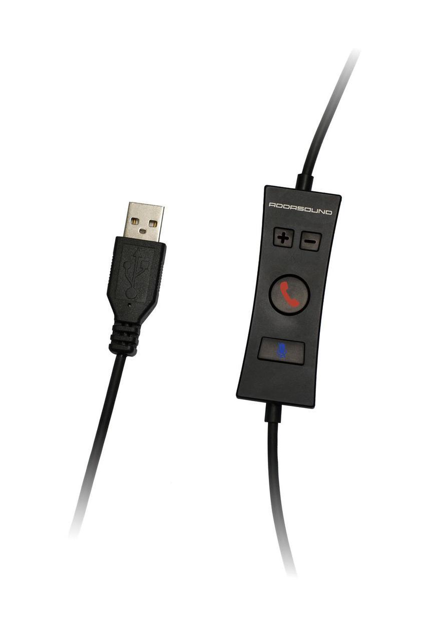 Addasound DN3222 QD (Quick Disconnect) to USB for Softphones and Unified Communications (DN3222) New