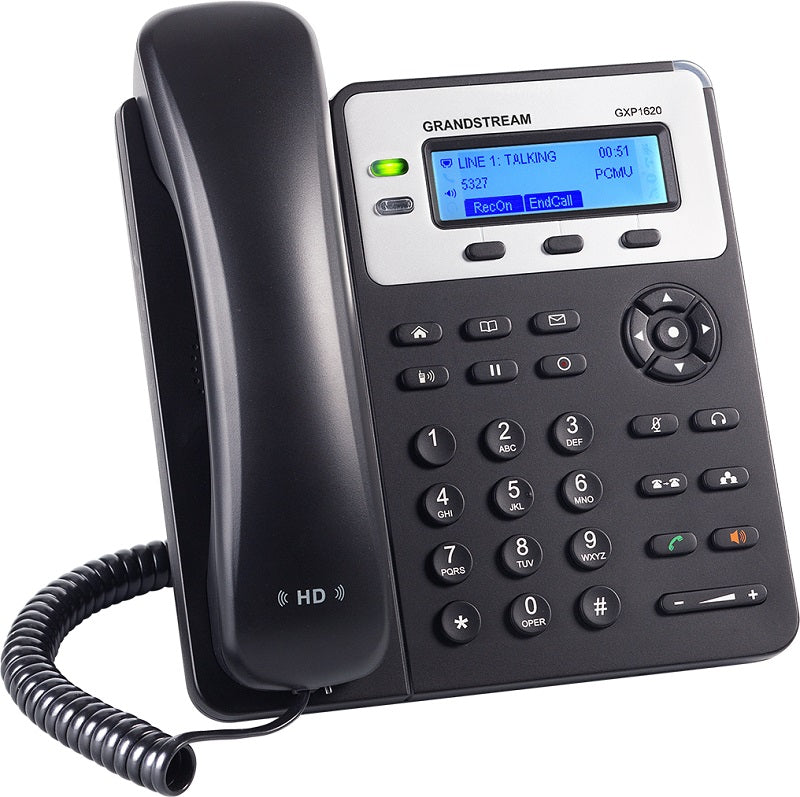 Grandstream GXP1620 2-Line IP Phone w/Power Supply (GXP1620) New