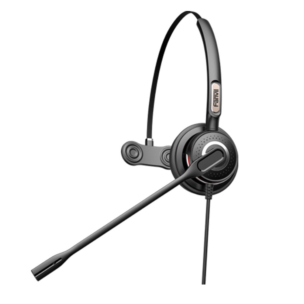 Fanvil HT201 Single-Ear NC Wideband Headset W/RJ9 QD Plug (HT201) New