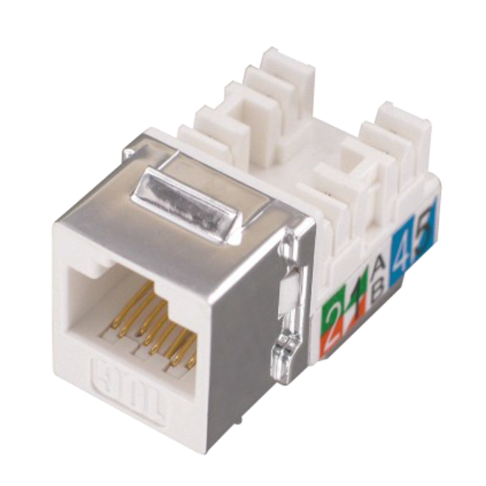 ABA Cat5e Data Jack - Blue (KJ-E8-C5EAB-BU) New