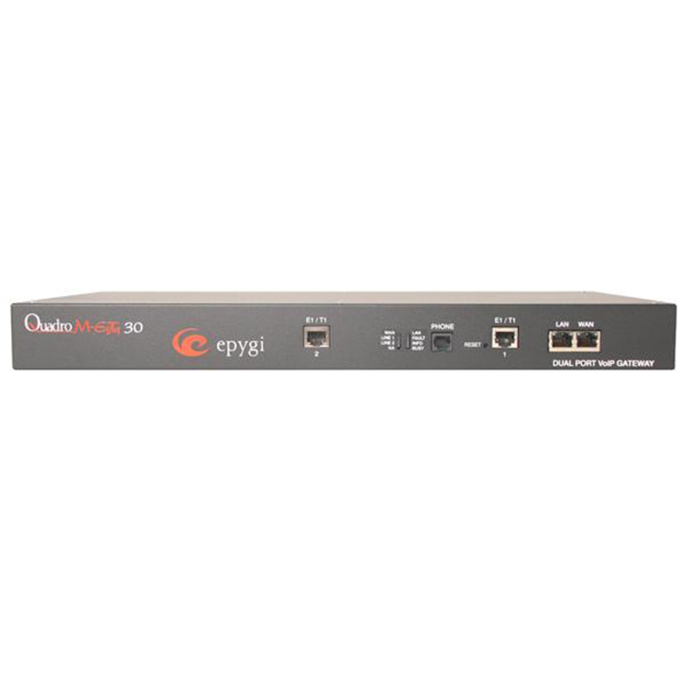 Epygi QuadroM Dual E1/T1 Rackmount-30 Gateway (QM-0003) New