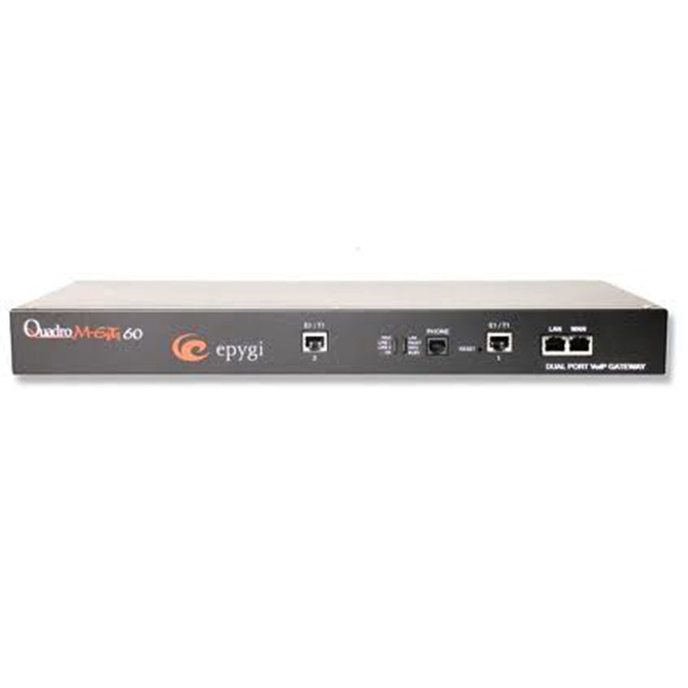 Epygi QuadroM Dual E1/T1 Rackmount-60 Gateway (QM-0004) New