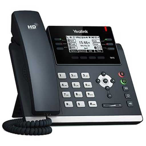 Yealink Ultra-Elegant IP Phone SIP-T41S PoE Without Power (SIP-T41S) Refurb-B-Stock
