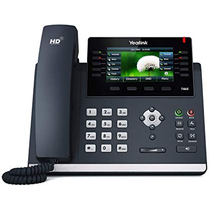 Yealink SIP-T46S VoIP Phone - 16-Line - 2 Ethernet - HD Audio - PoE (SIP-T46S) New