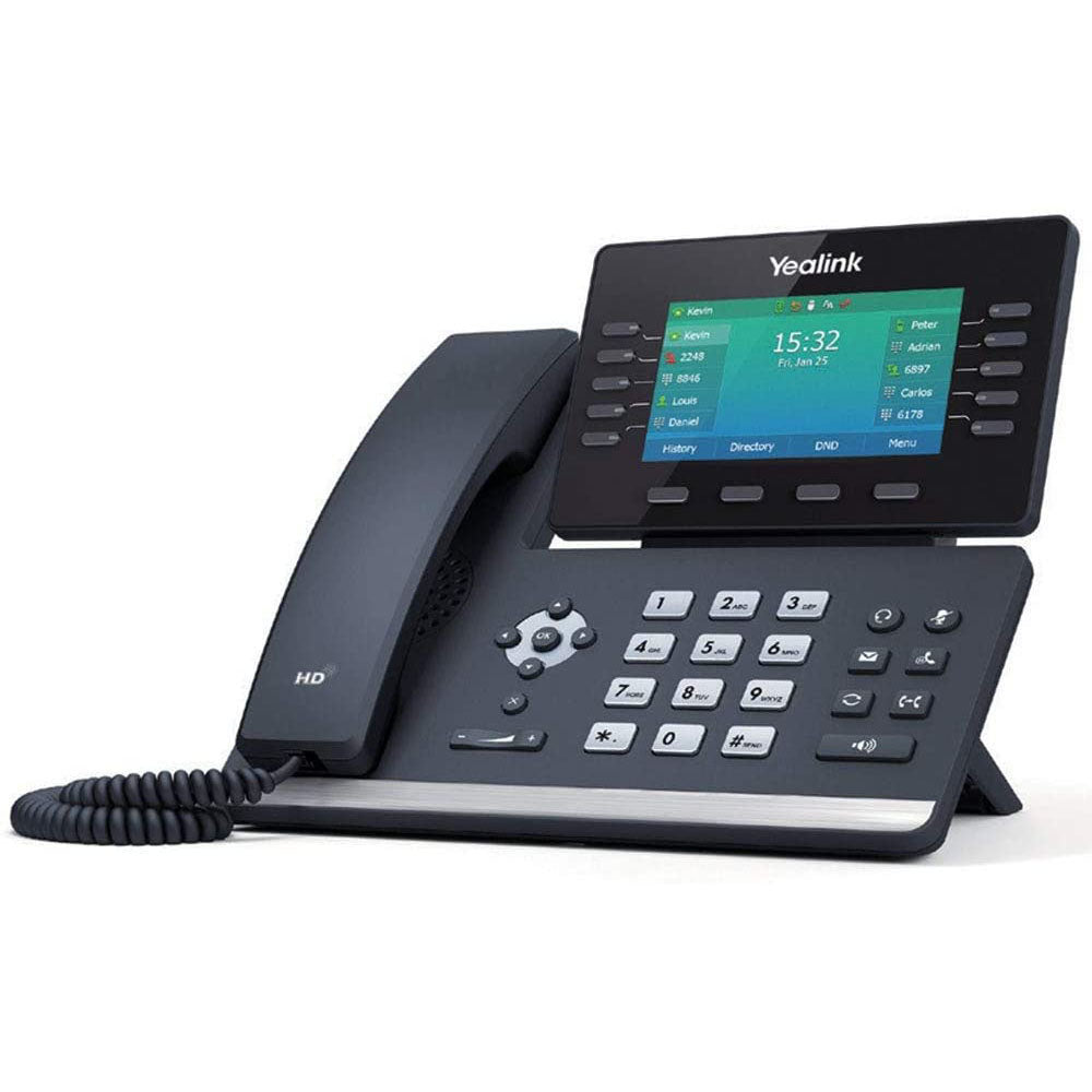 Yealink SIP-T54W Prime Business Phone 4.4" Color Screen BT 4.2 PoE (SIP-T54W) B Stock